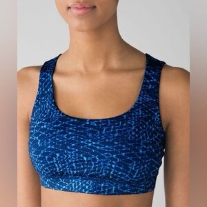 Lululemon Energy Bra Exhale Blue Women’s Size 8